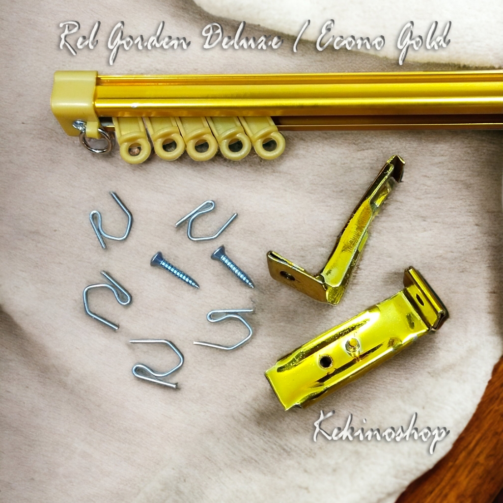 Jual Rel Batang Besi Gorden Deluxe Econo Polos full set komplit ...