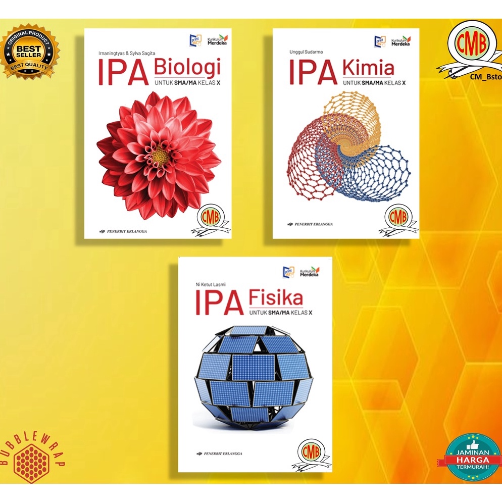 Jual Special Edition Buku Kelas 10 Ipa Kimia Ipa Fisika Ipa Biologi Kurikulum Merdeka 2127