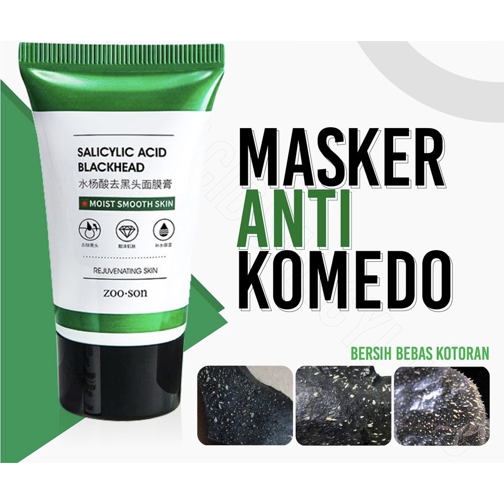 Jual ERIKA MASKER ZOO SON | Masker ZOO SON Salicyic acid blackhead mask ...