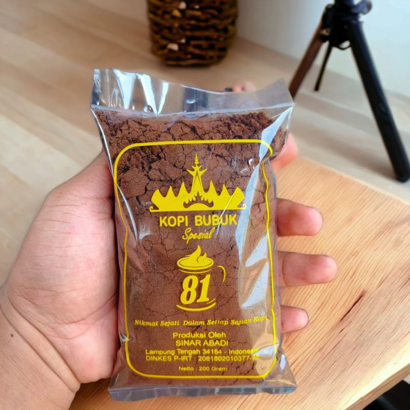 Jual Spesial Kopi Lampung | Kopi Bubuk Cap 81 Produksi Lampung 1kg