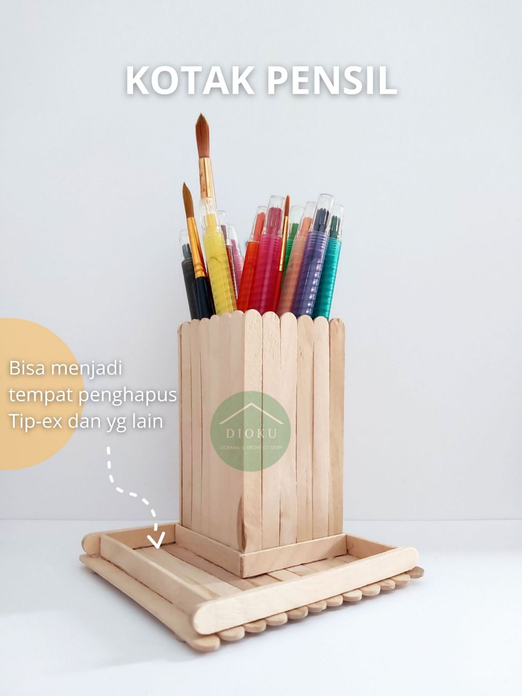 Jual Tugas Prakarya Kotak Pensil Dari Stik Es Krim | Shopee Indonesia