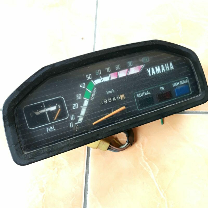 Jual Yamaha V80 Super Deluxe Robot Speedometer Speedo Original Bekas