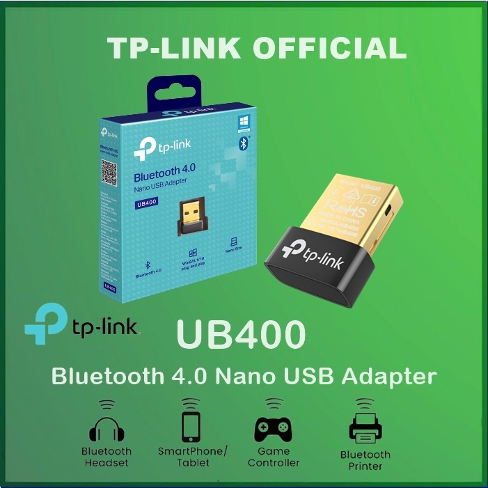 Jual TP-Link UB400 TPLink USB Bluetooth V4.0 Nano USB Adapter UB 400 V ...