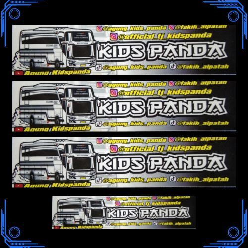 Jual Stiker Bus Kids JB 3 Panda Tunggal Jaya | Shopee Indonesia