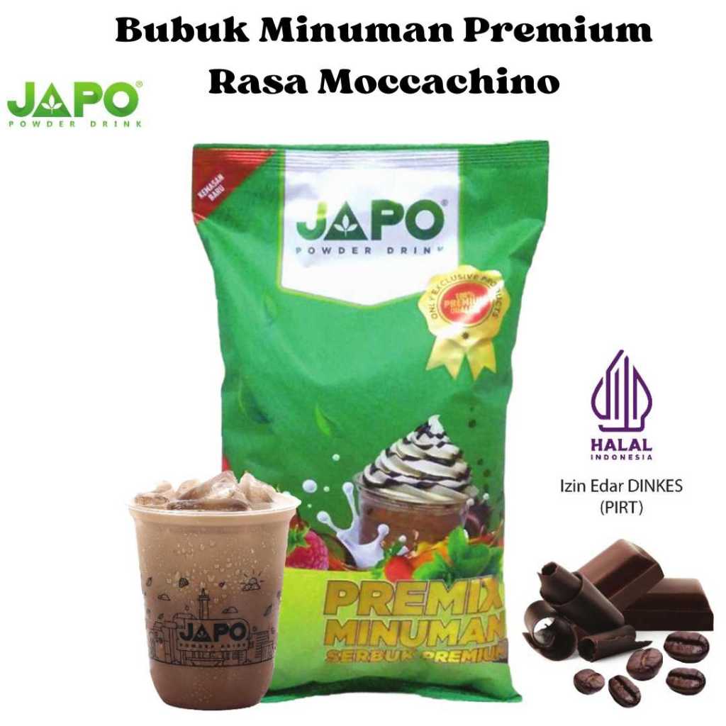 Jual Kg Premium Powder Drink Rasa Moccachino Merk Japo Kg Mokacino Kopi Coklat Es