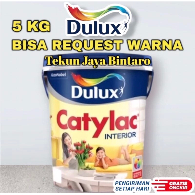 Jual Cat Dulux Catylac Interior 5 Kg Warna Broken White Putih 5kg Shopee Indonesia 1445