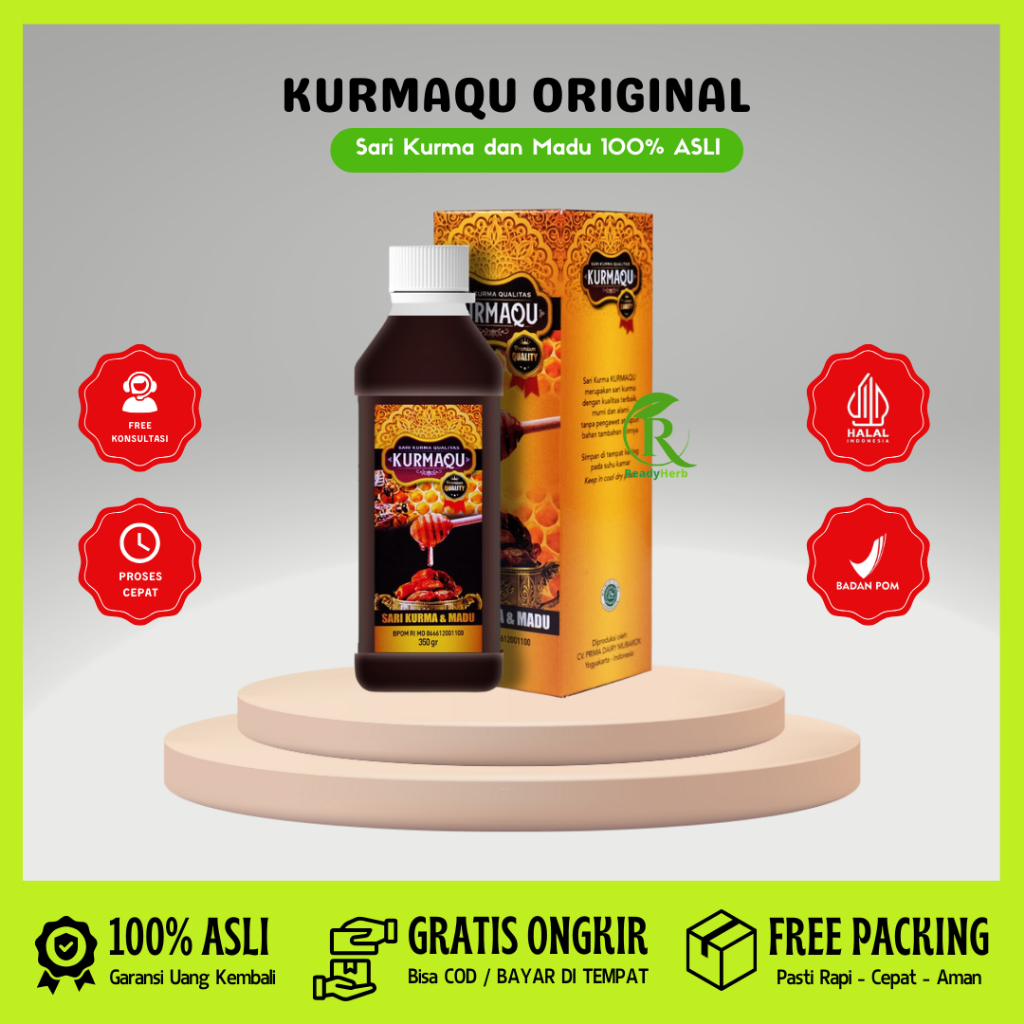 Jual Kurmaqu 100 Original Ekstrak Sari Kurma Madu Dan Gula Buah