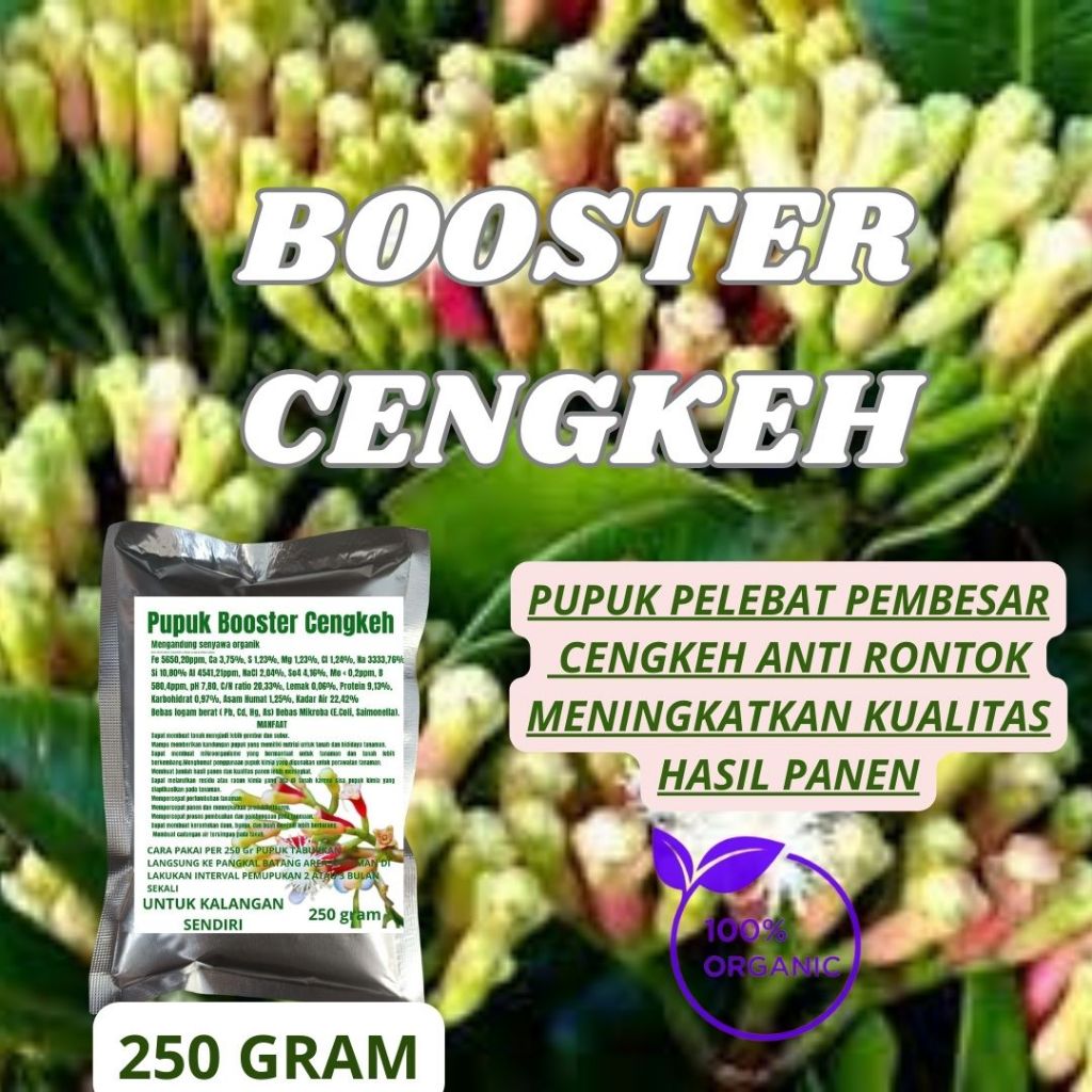 Jual Pupuk Booster Cengkeh / Pelebat Buah Dan Anti Rontok /Pupuk ...