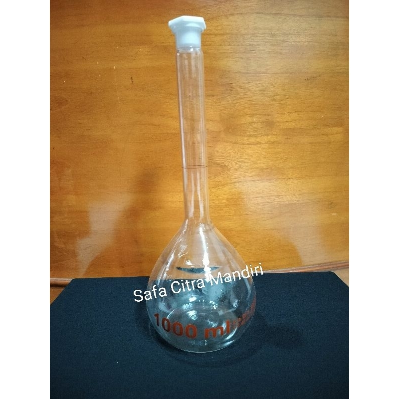 Jual Volumetric Flask Labu Ukur 1000ml Pyrex Shopee Indonesia 4484