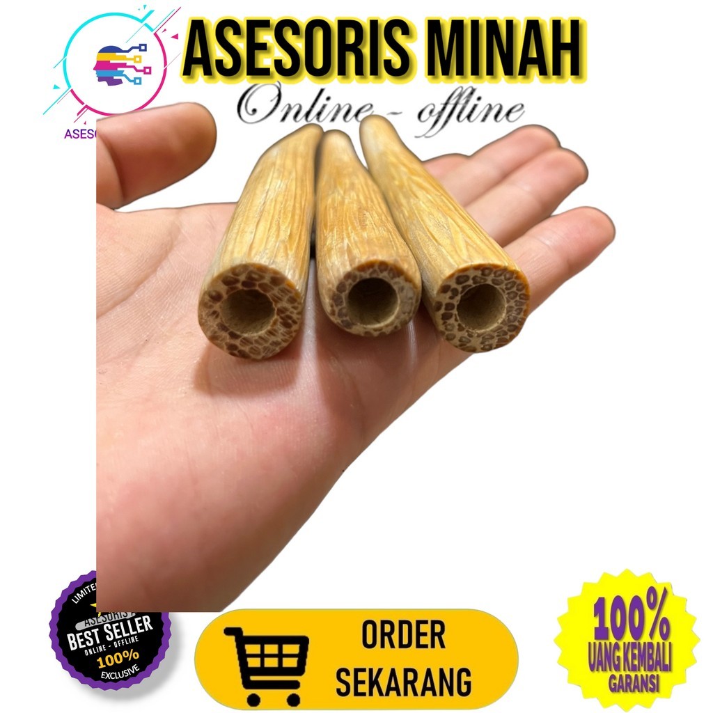 Jual Pipa Once Cangklong Kayu Nibung Cm Shopee Indonesia