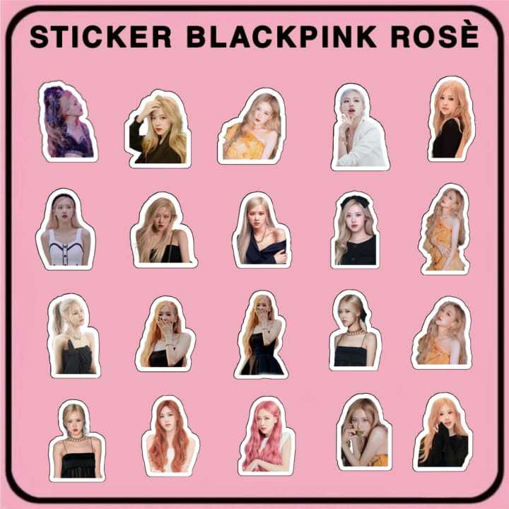 Jual Sticker Deco Blackpink Rose Shopee Indonesia