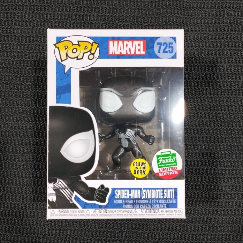 Funko Pop! Marvel Spider-Man (Symbiote Suit) 725 Exclusivo Glow - Moça