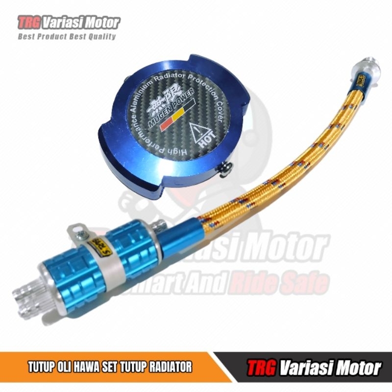 Jual Tutup Oli Hawa CNC Set Tutup Radiator 4 Varian Warna PNP Vario PCX ...
