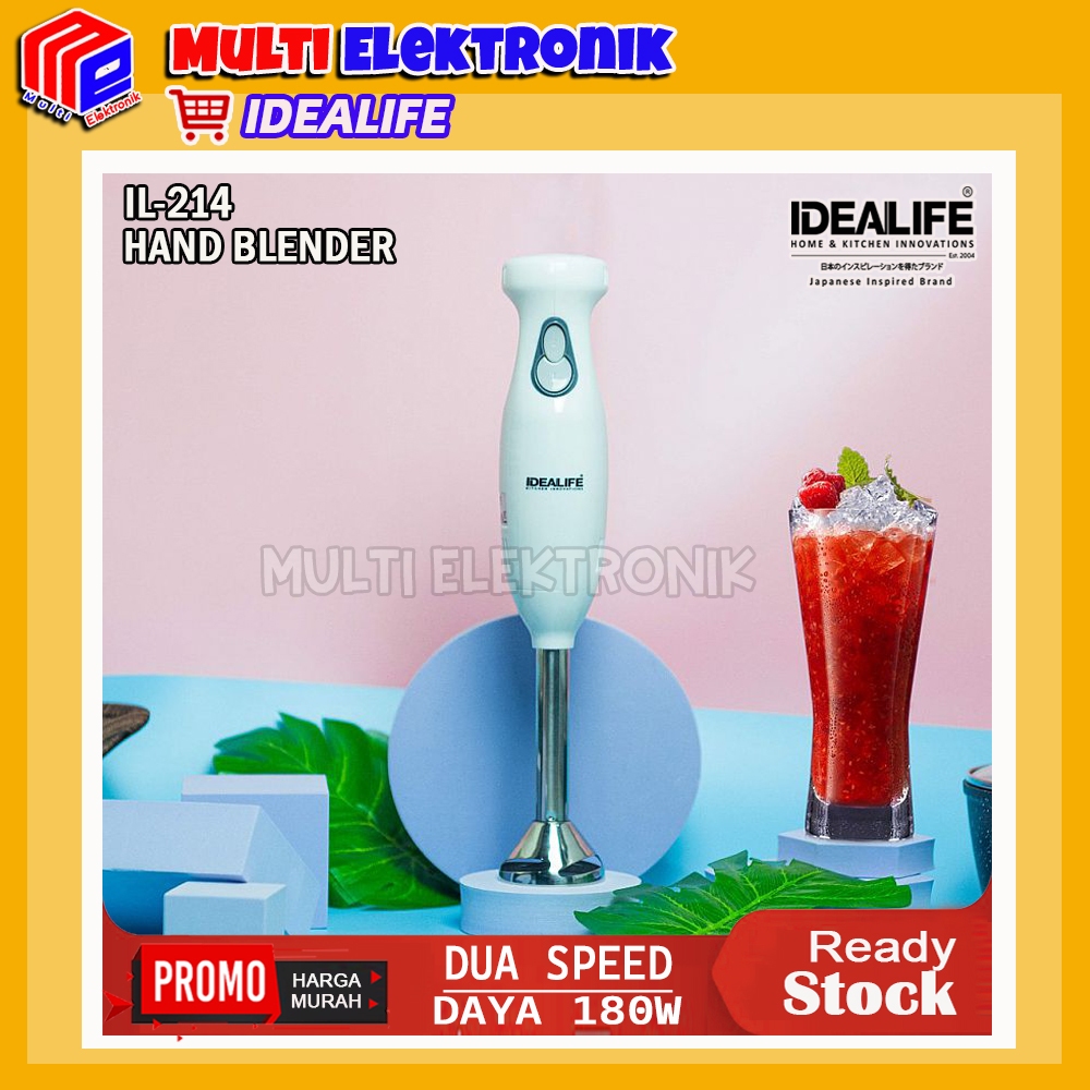 Jual Idealife Hand Blender Idealife IL214 Blender Penggiling Buah