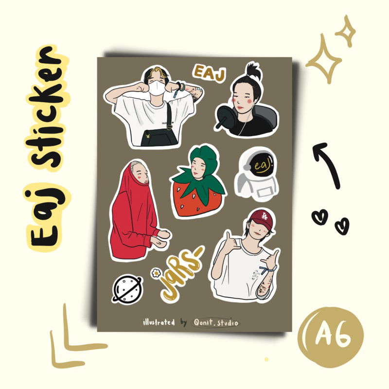 Jual EAJ Jae sticker vinyl (READY STOCK) | Shopee Indonesia