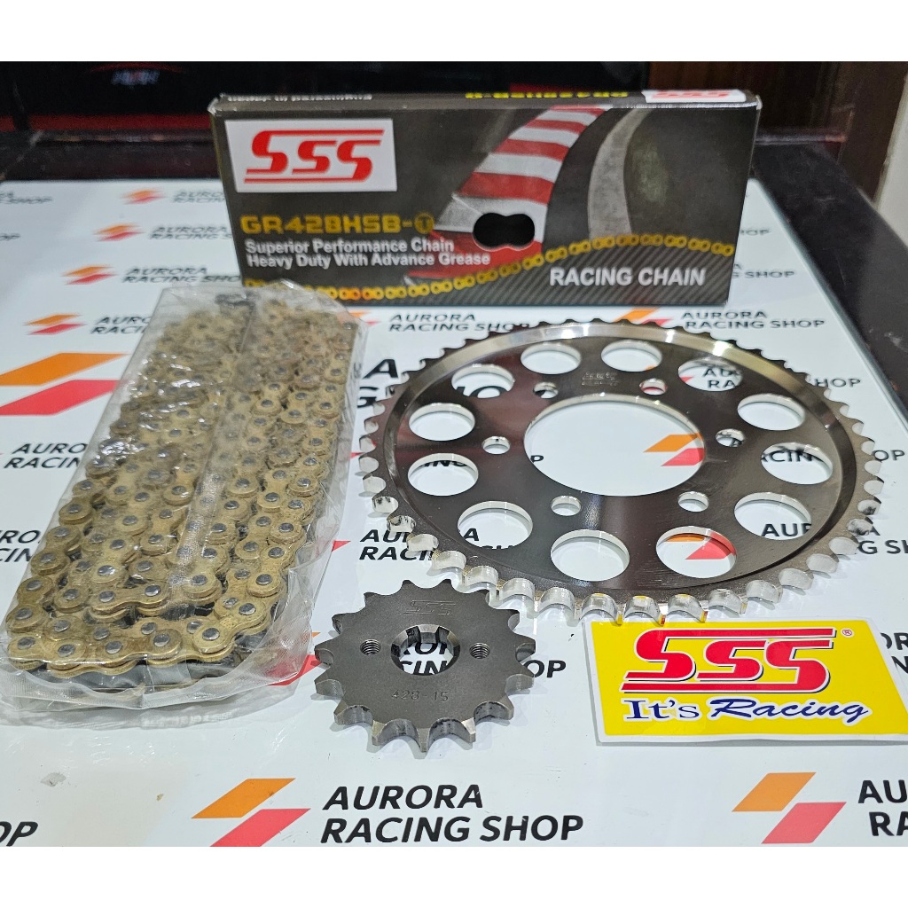 Jual GEAR SET SSS NEW CBR 150 R K45N / K45R / CB 150 X [ BAUT 6