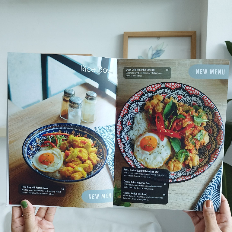 Jual Isi Halaman Print Buku Menu Restoran Cafe A4 Menu Book Selaras ...
