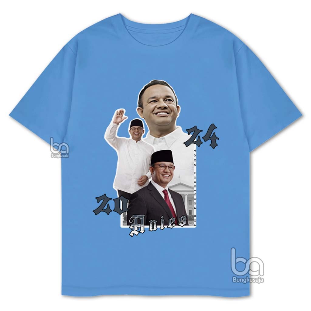 Jual Kaos Anies Presiden 2024 Baju Anis Baswedan Muhaimin Cak Imin Tshirt Capres 2024 Pemilu 2635