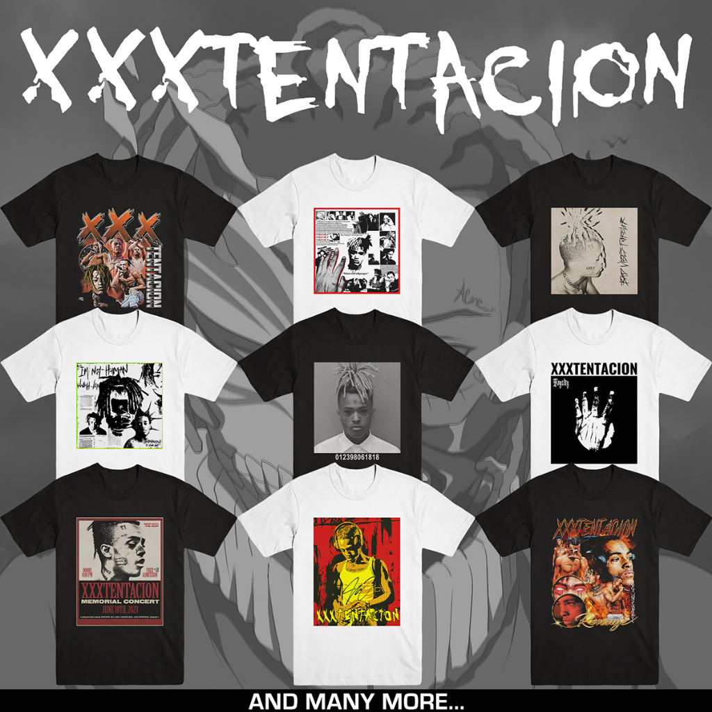 Jual XXXTENTACION | T-SHIRT MUSIC | RAPPER HIP-HOP | MERCHANDISE ...