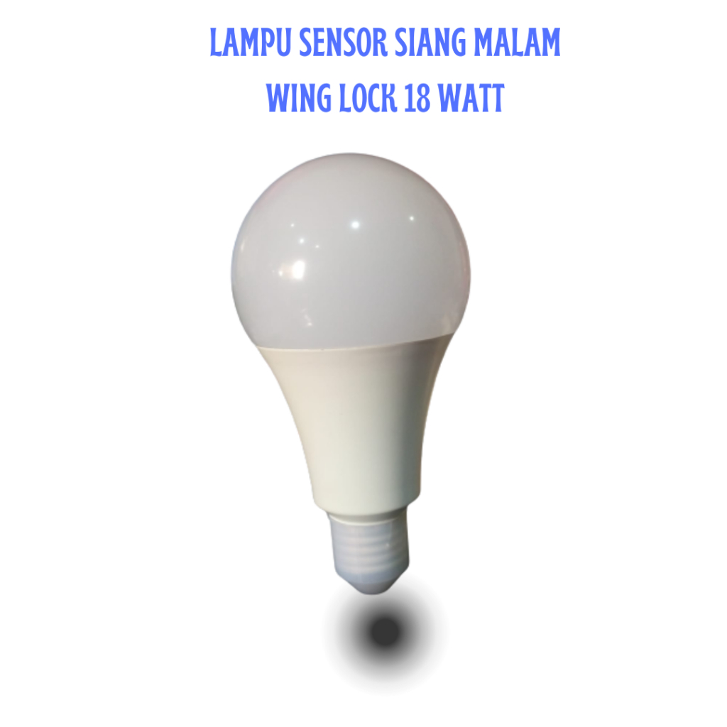 Jual LAMPU LED SENSOR CAHAYA 18 WATT WING LOCK LAMPU SENSOR CAHAYA ...