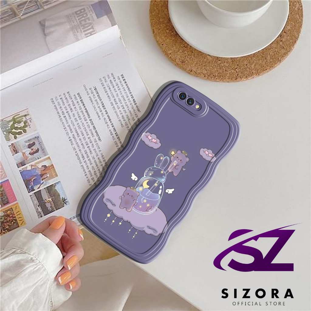 Jual Soft Case Gelombang Hp Oppo A3s Case Procamera Fashion Case Casing And Skin Handpone 1321