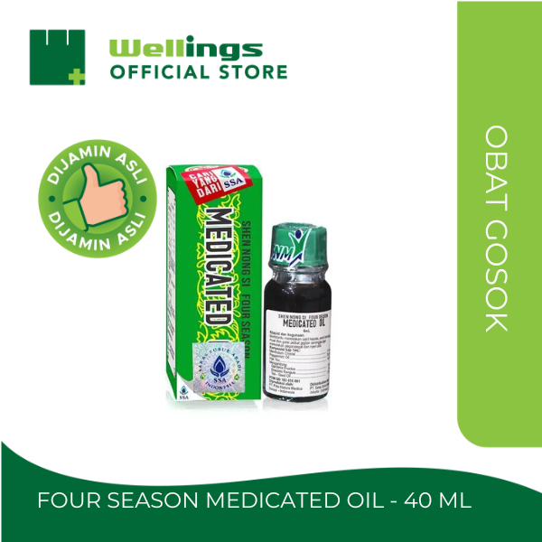 Jual SHEN NONG SI FOUR SEASON MEDICATED OIL - MINYAK URUT & GATAL - 40 ...