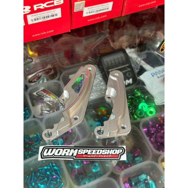 Jual BREKET KALIPER NISSIN SAMURAI & RCB BEAT SCOOPY VARIO DISK 220MM ...
