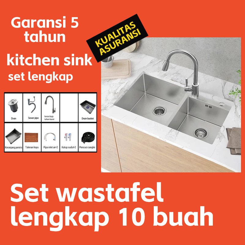 Jual Set Lengkap Kitchen Sink Modern Sink Dapur Stainless Sink/cuci ...