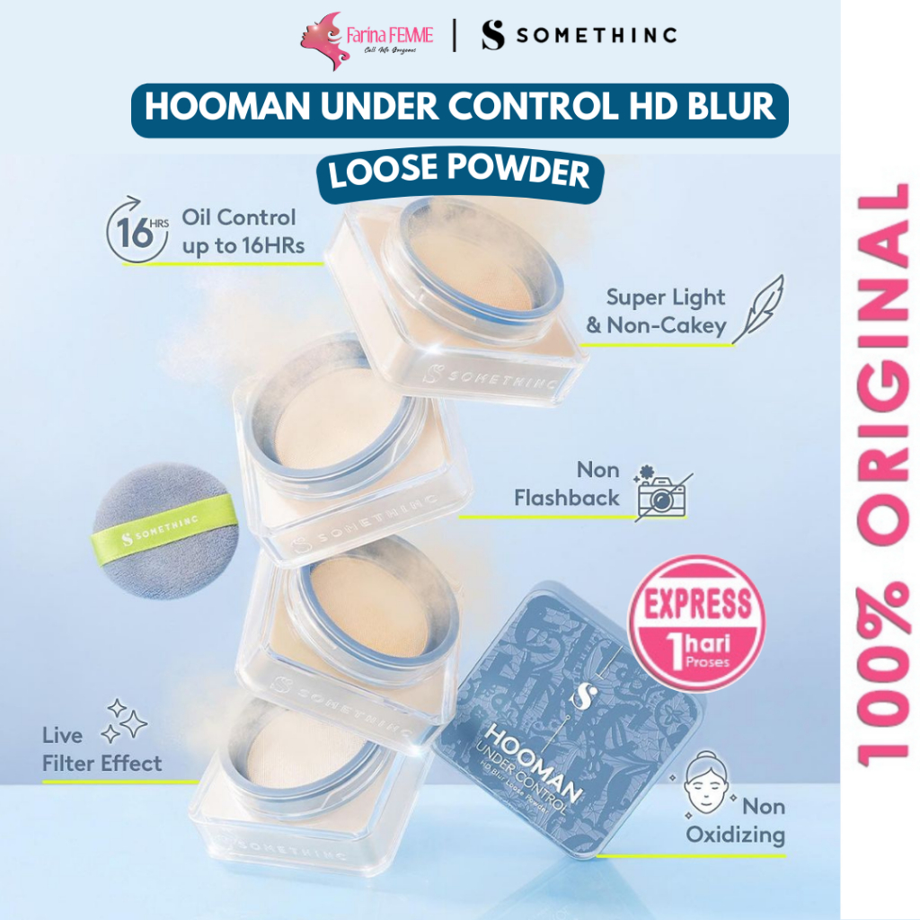 Jual FEMME || SOMETHINC Hooman Under Control HD Blur Loose Powder