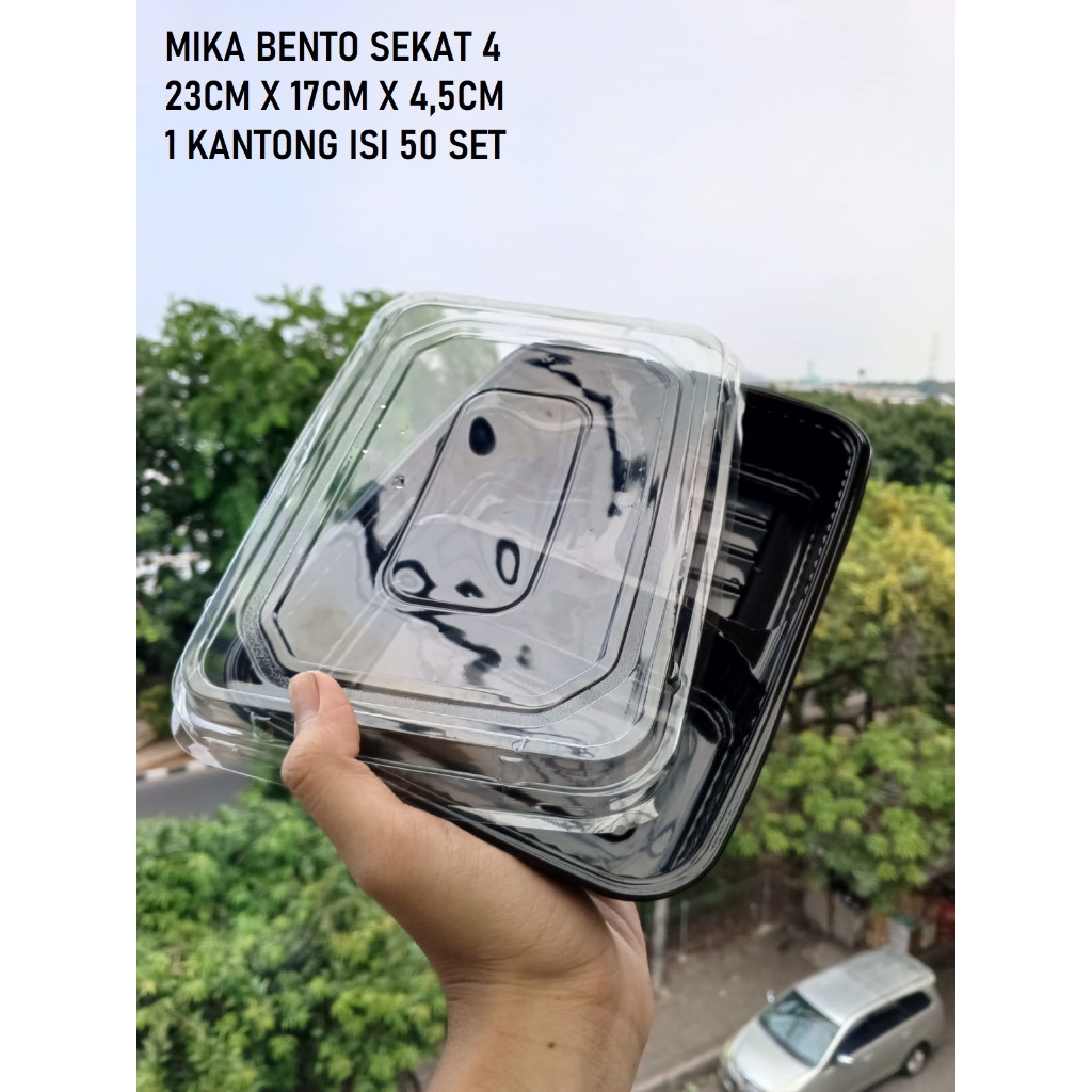 Jual Cargo Aja Pack Set Dus Murah Mika Bento Sekat Bintang Tutup Lunch Box Kotak