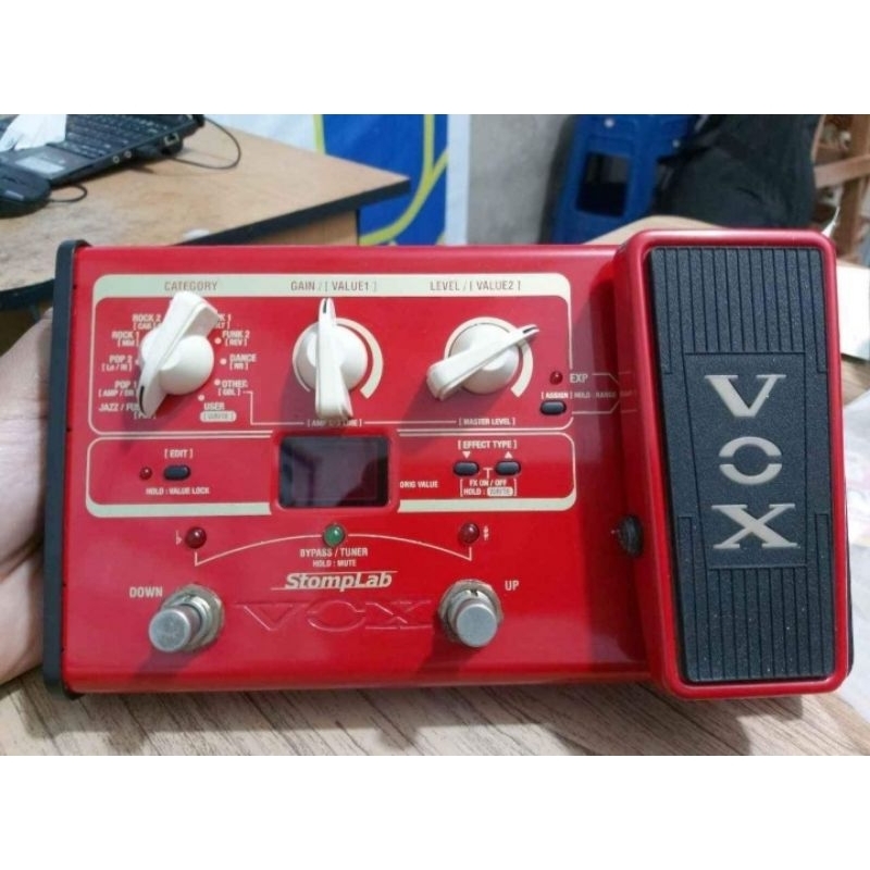 Jual efek bass Vox stomplab 2b multy efek processor bass