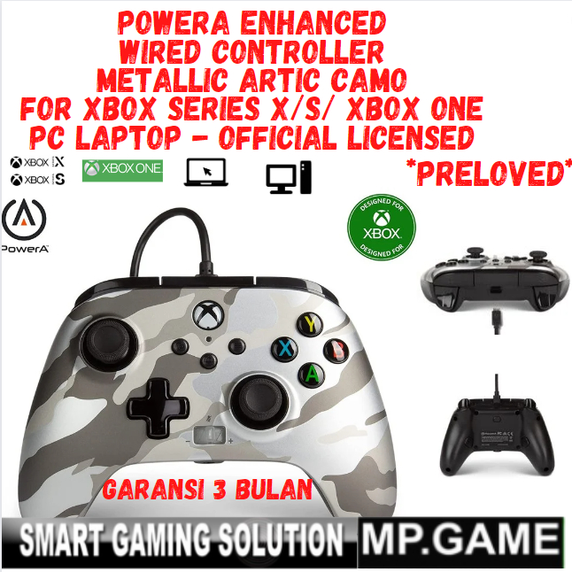 Jual PowerA Enhanced Wired Controller METALLIC ARTIC CAMO Xbox Series X ...