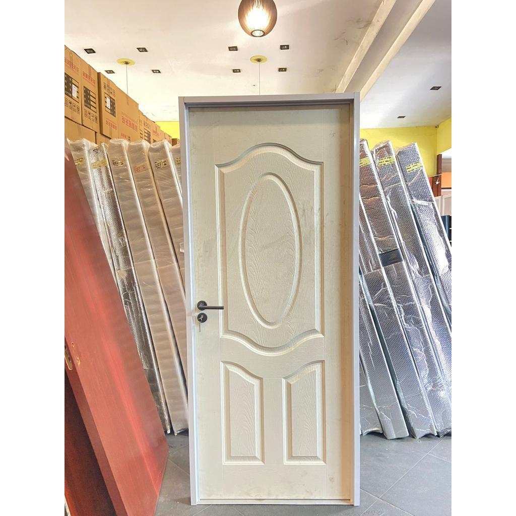 Jual Pintu Kayu Meranti / Pintu kayu / Pintu kayu Motif Serat Kayu