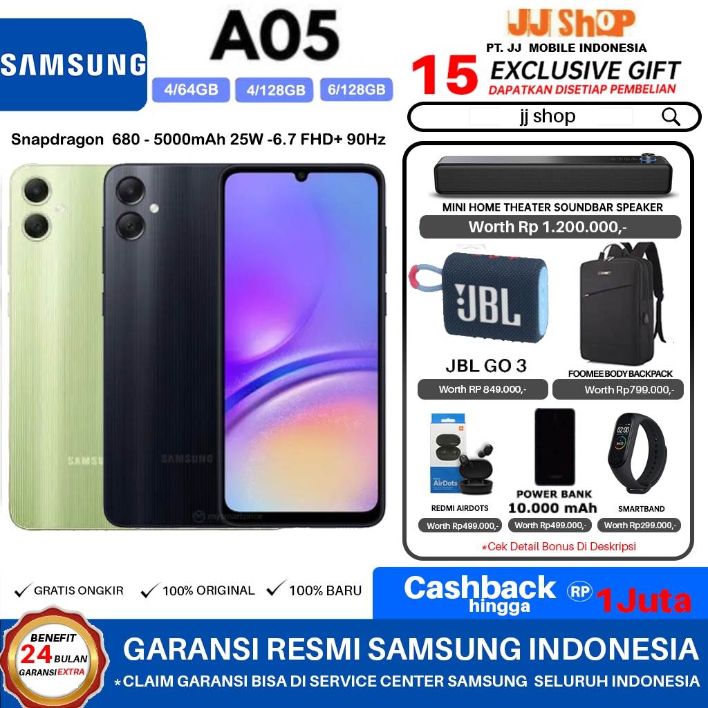 Jual Samsung Galaxy A05 / A05s 6/128 4/128 4/64 GB RAM 6GB 4GB ROM ...