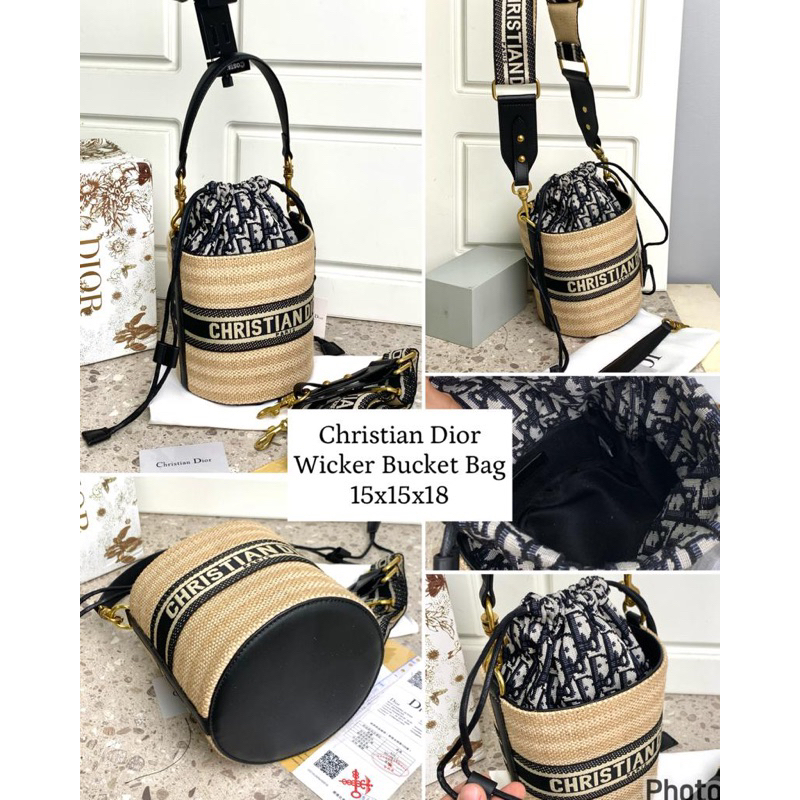 Jual DR WICKER RATTAN BUCKET FREE BOX | Shopee Indonesia