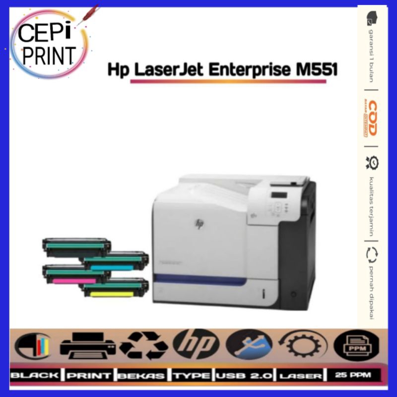 Jual Printer Hp LaserJet 500 Color M551 Shopee Indonesia