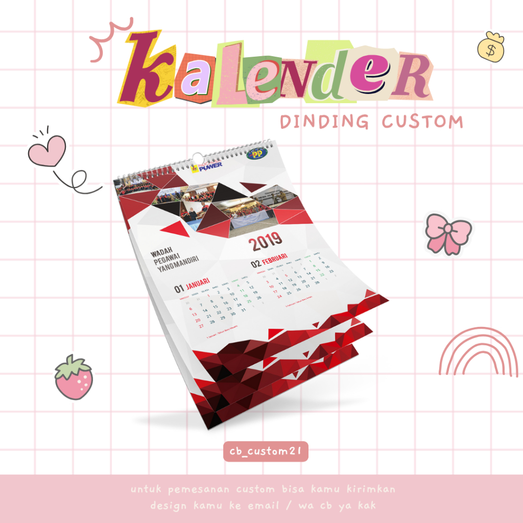 Jual Kalender Dinding Klep Custom  Shopee Indonesia