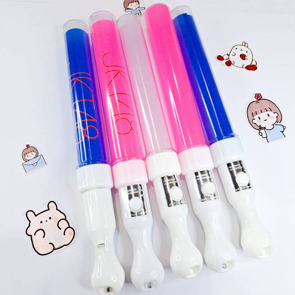 Jual Stick Lamp JKT48 Lightstick Fanmade Plastik Polos Wota Wibu Anime ...
