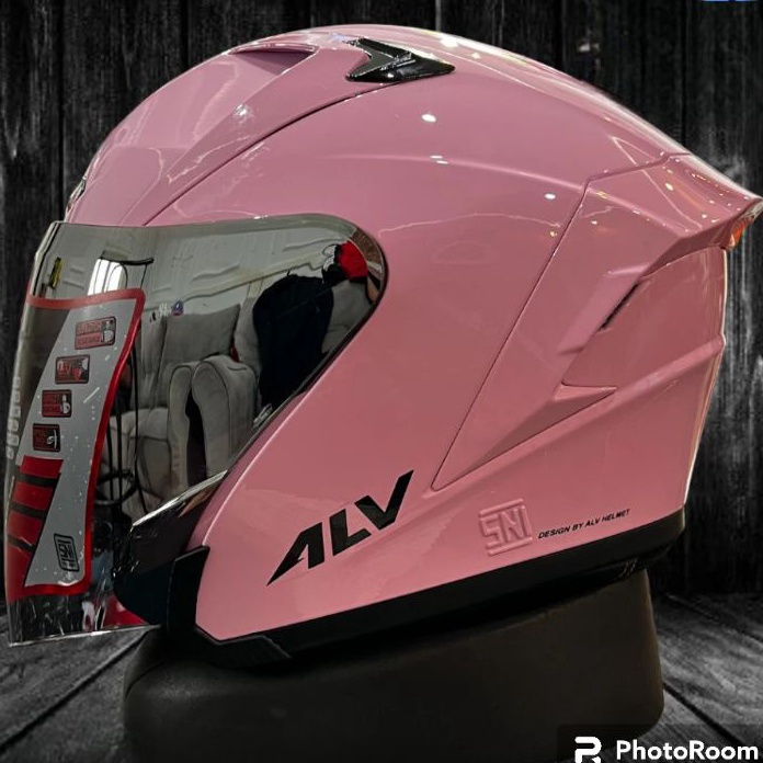 Jual Diskon Helm Half Face Alv Ultron Visor Silver Warna Pink Shopee Indonesia