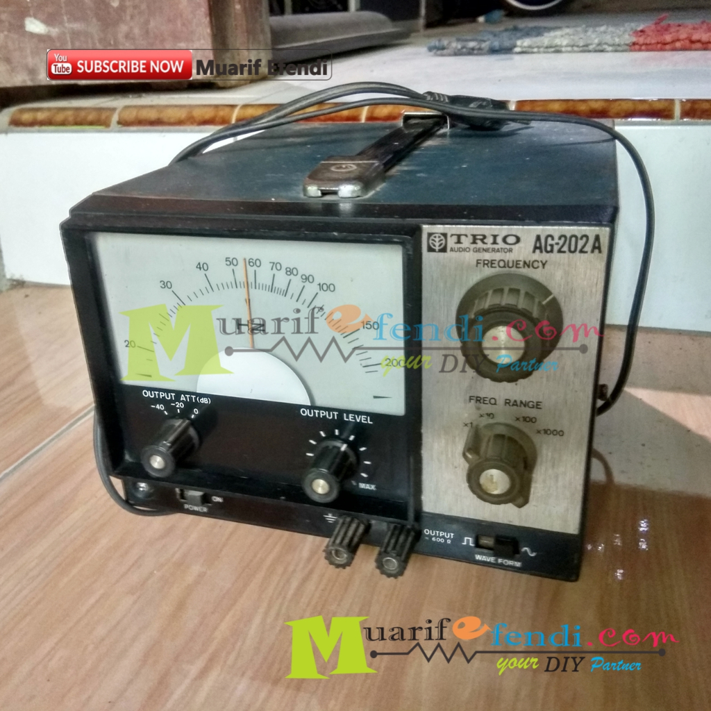 Jual TRIO AG-202A FREKWENSI Audio Signal Generator AG-202A ANALOG