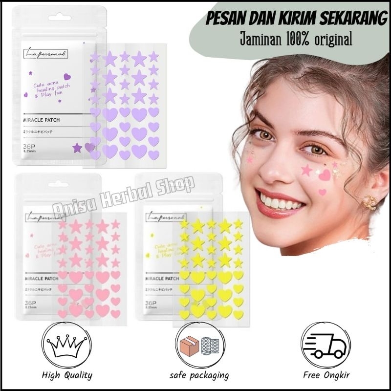 Jual (BPOM) La.Personal Acne Pimple Patch Plester Jerawat Cute Stiker