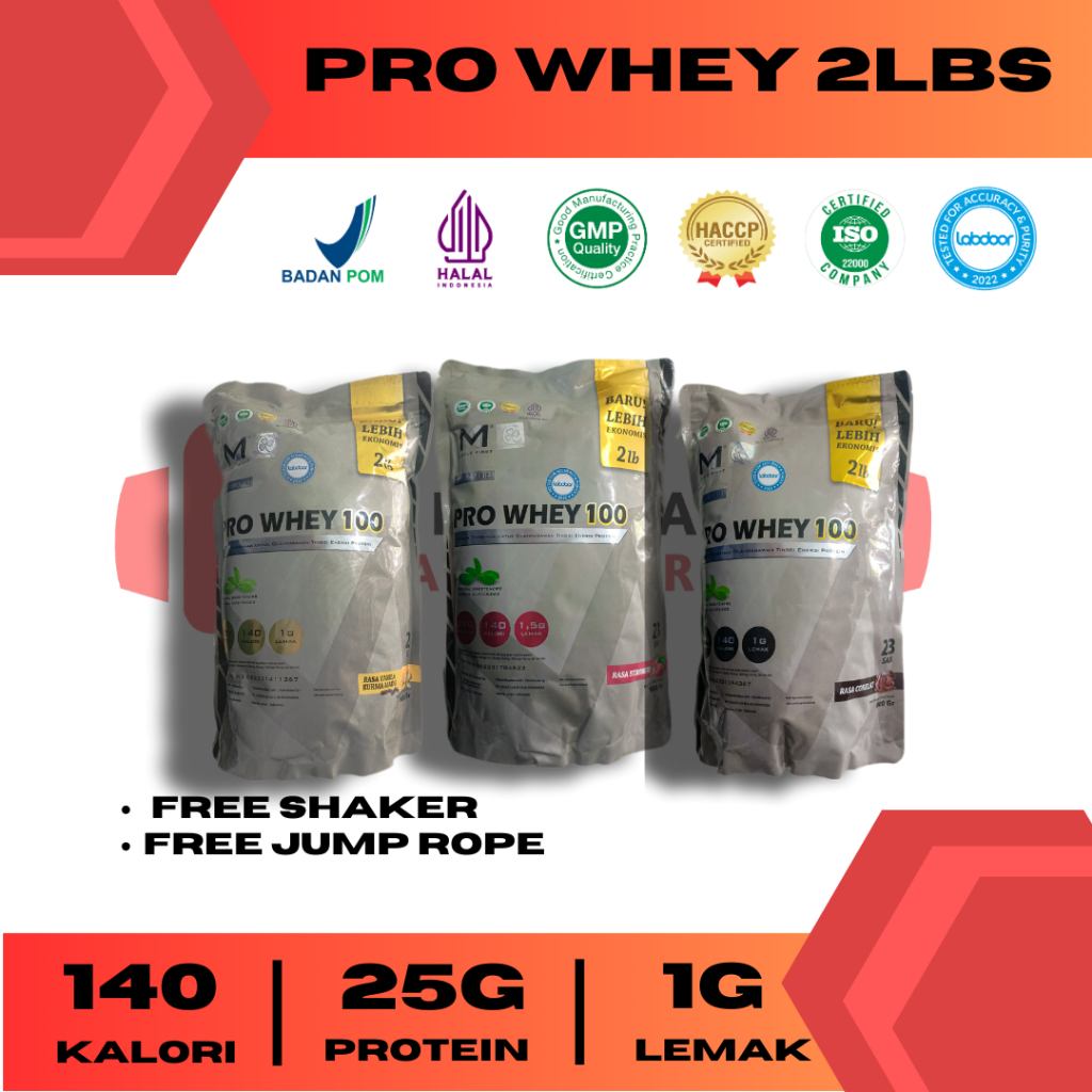 Jual MUSCLE FIRST PRO WHEY 100 2 LBS / 900 GRAM HALAL, LABDOOR, BPOM