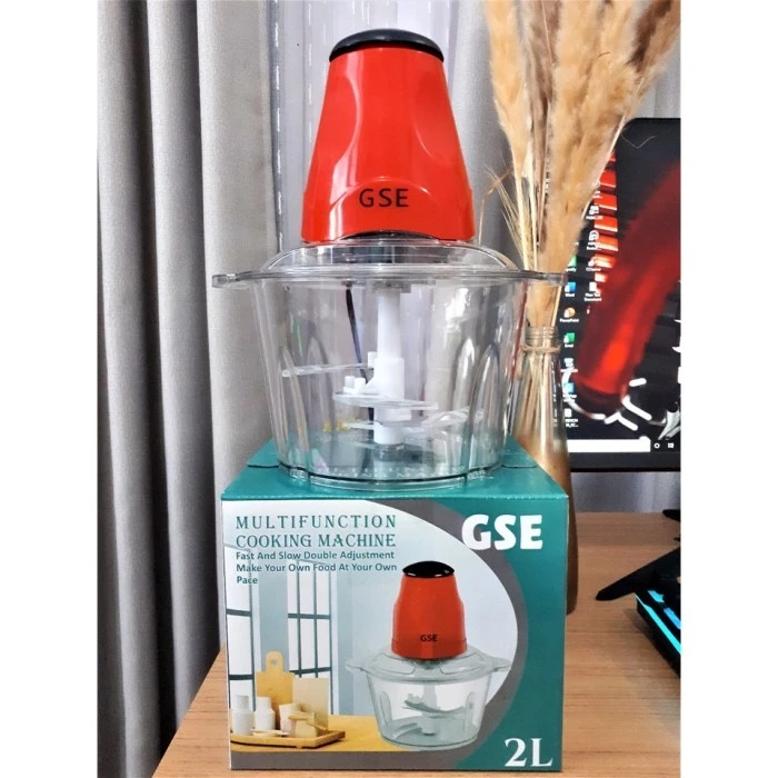 Blender Daging Bumbu 4 Mata Pisau Elektrik Meat Grinder Gilingan 2L | AutoStock