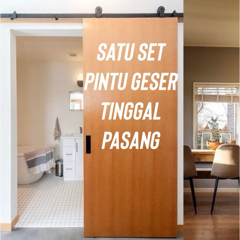 Jual Satu Set Pintu Sleding | Satu Set Pintu Geser | Pintu Sleding