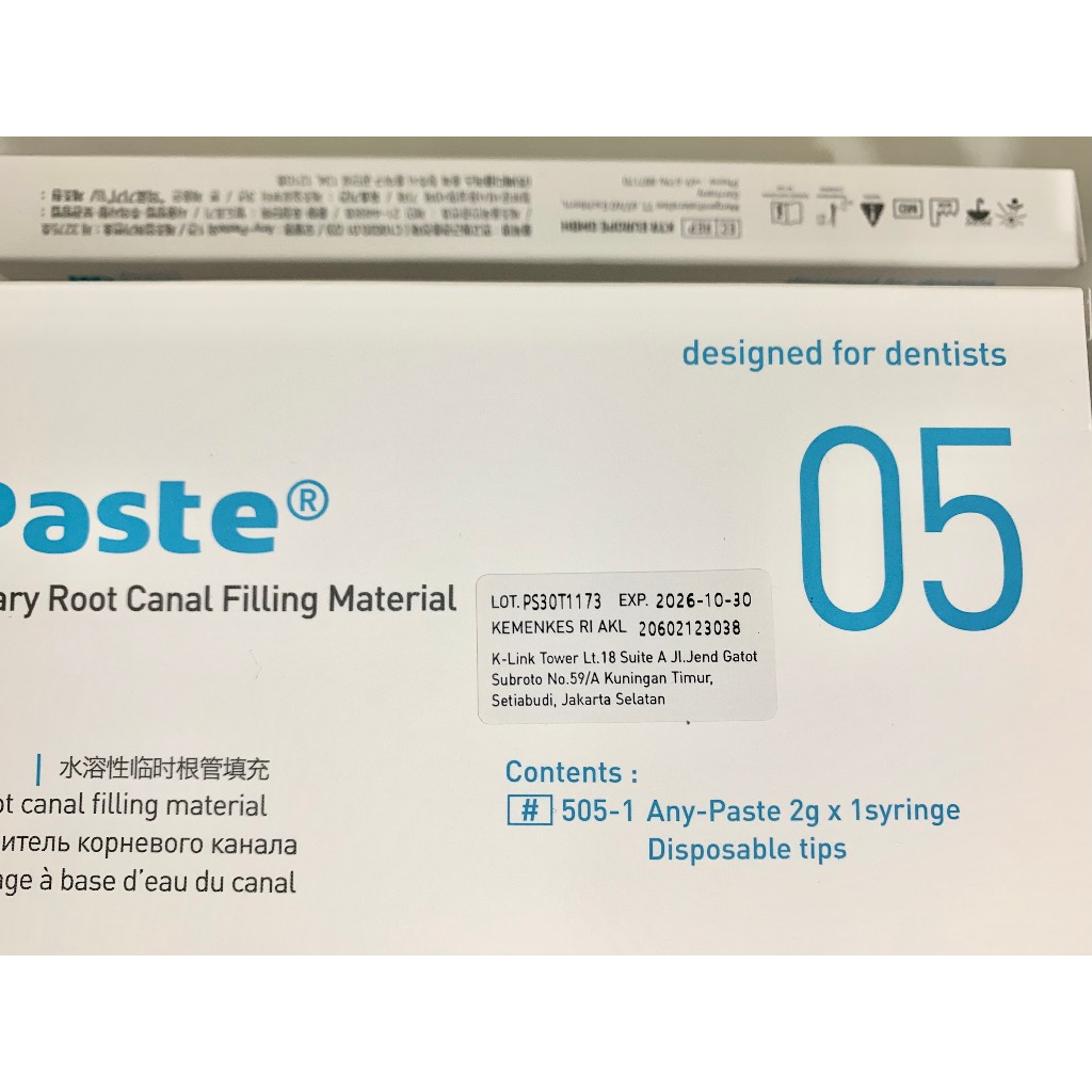 Jual Any-paste anypaste dental temporary root canal filling caoh ...