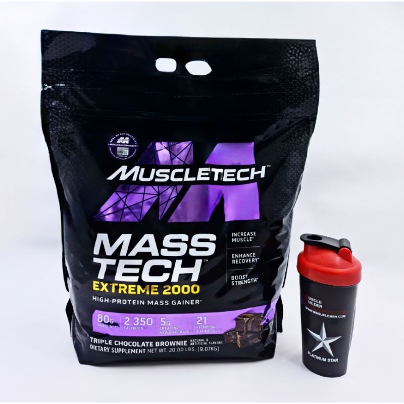 Jual Masstech Muscletech 20 Lbs 20lbs 20lb 22 Lb Mass Tech Muscle Gainer Weight Gain Kingmass 7471