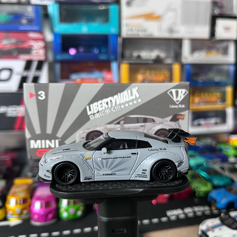 Jual MINI GT Segel Nissan GTR R35 Matte Grey LBWK LB Works Liberty Walk ...