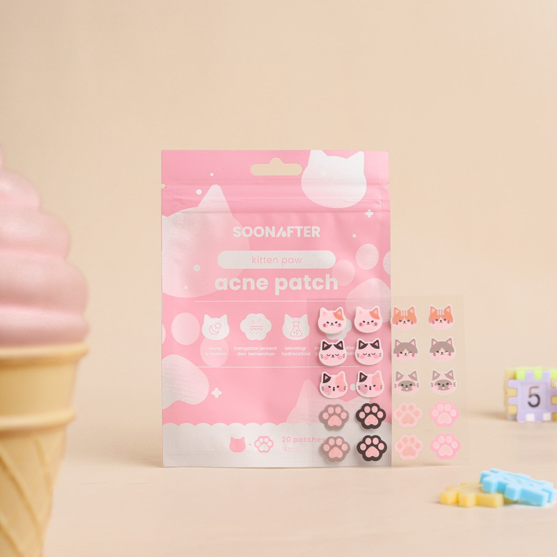 Jual SOONAFTER Kitten Paw Acne Patch / Pimple Patch Cat Kucing Super