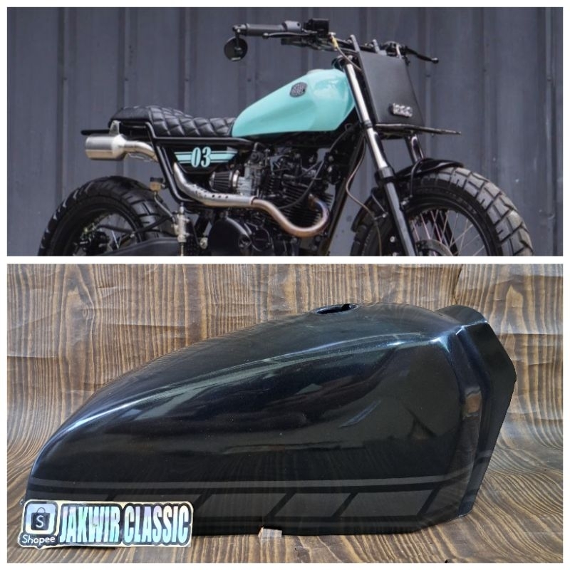 Jual Tangki Japstyle Trail Jadul Tangki Elsinori Tangki custom Deus ...
