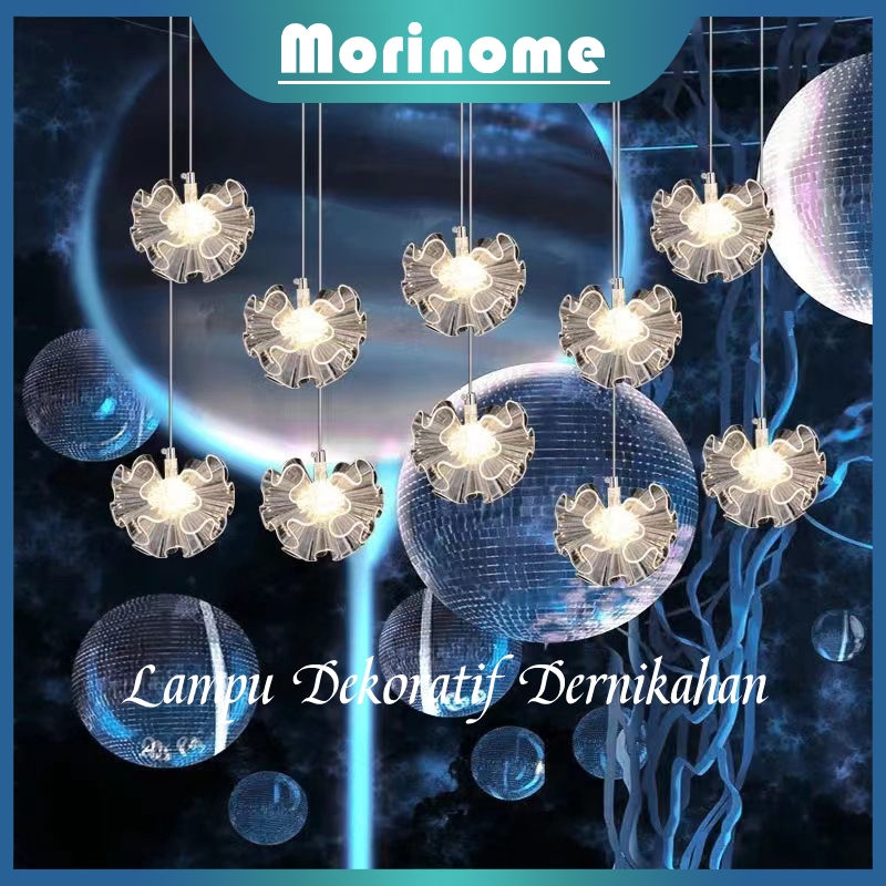 Jual Lampu Dekorasi Pelaminan Lampu dekorasi kembang Hydrangea Lampu